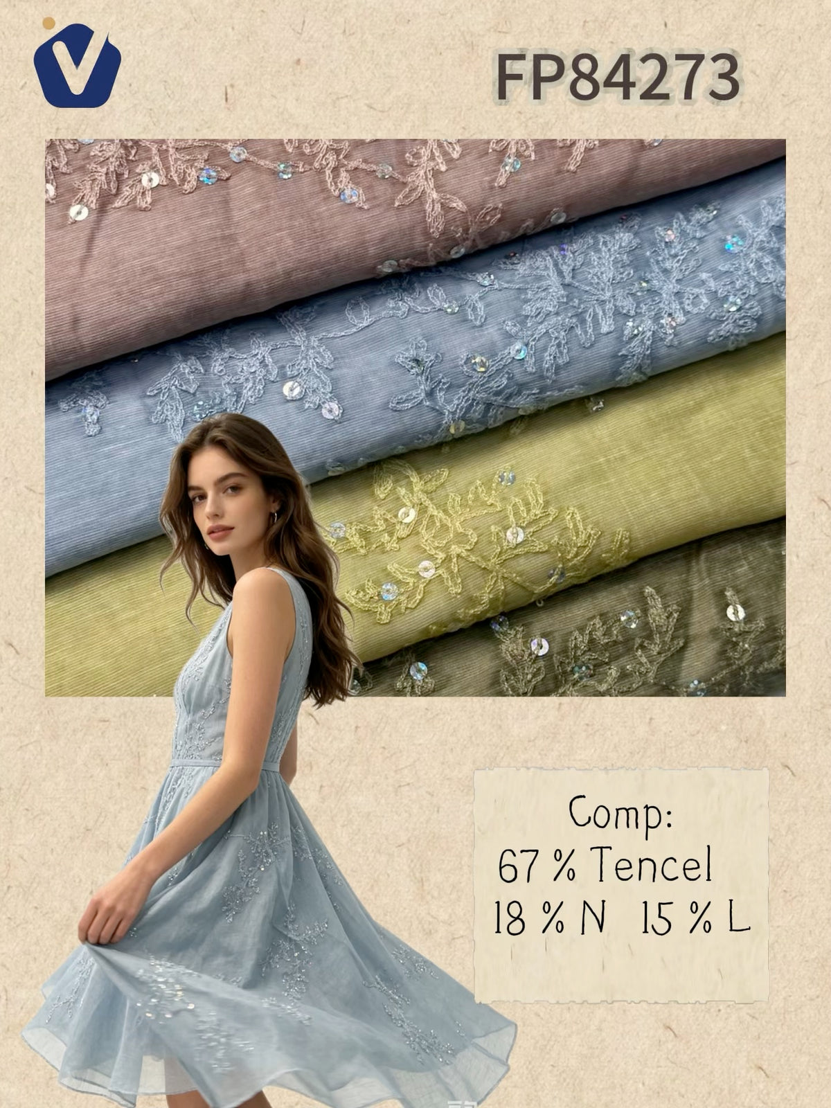 FP84273 / Media Supplement / Media Supplement Fabric fabric image