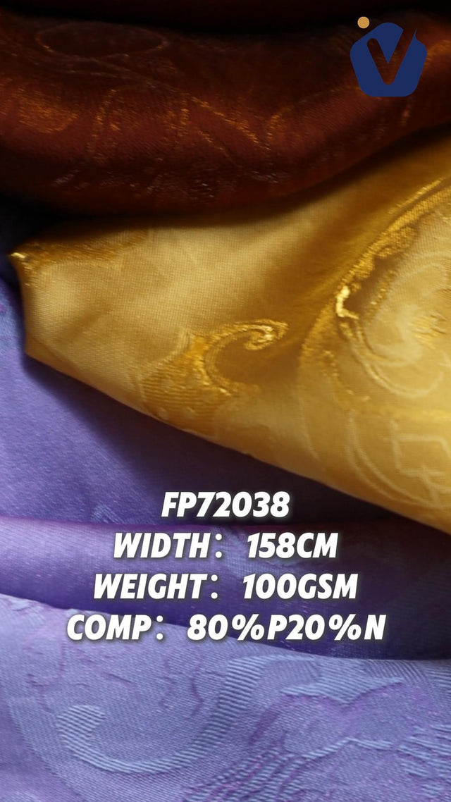 FP72038 / FG-02 / Glossy Jacquard Fabric