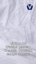 FP78141 / 7003# / Embroidery Fabric fabric image