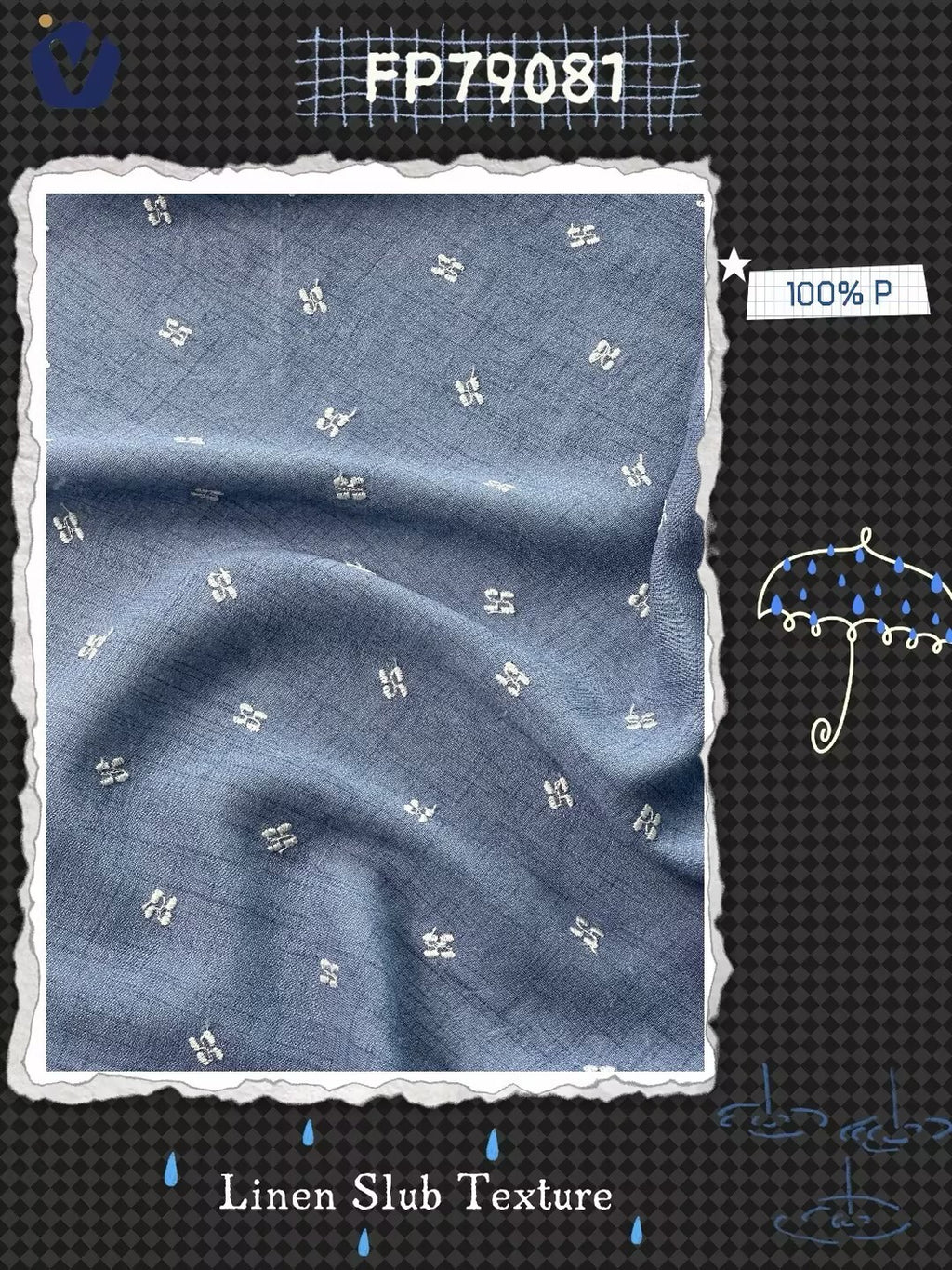 FP79081 / YX26003 / Embroidery Fabric fabric image