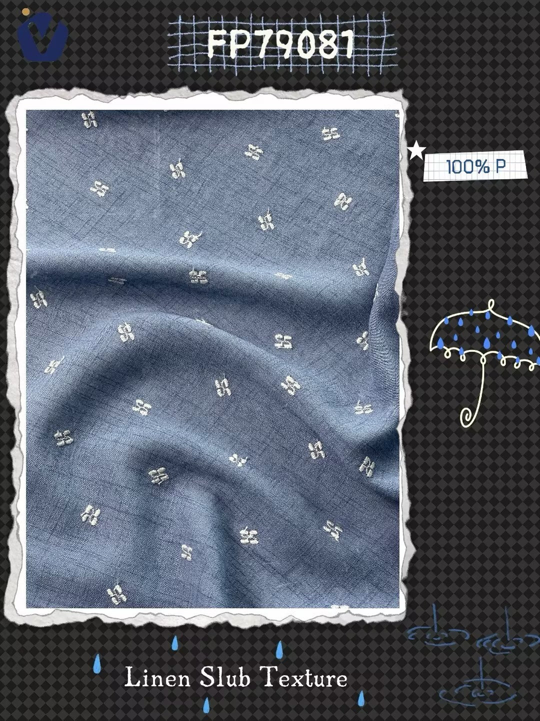 FP79081 / YX26003 / Embroidery Fabric fabric image