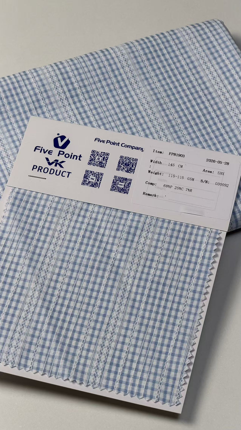 FP81903 / 6612# Embroidery / Stripe fabric image