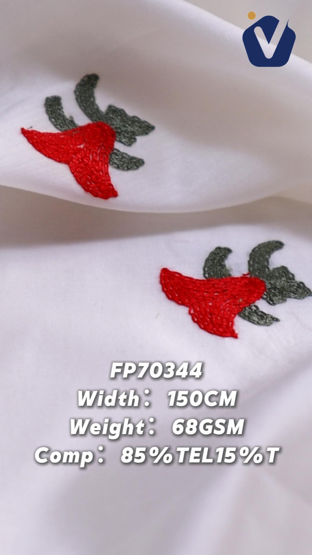 FP70344 / D127 / Processed Womenswear Fabric fabric image