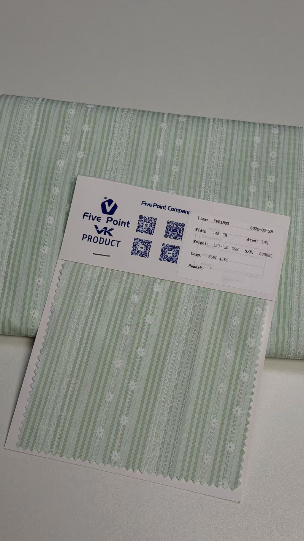 FP81883 / 5859# Embroidery / Stripe fabric image