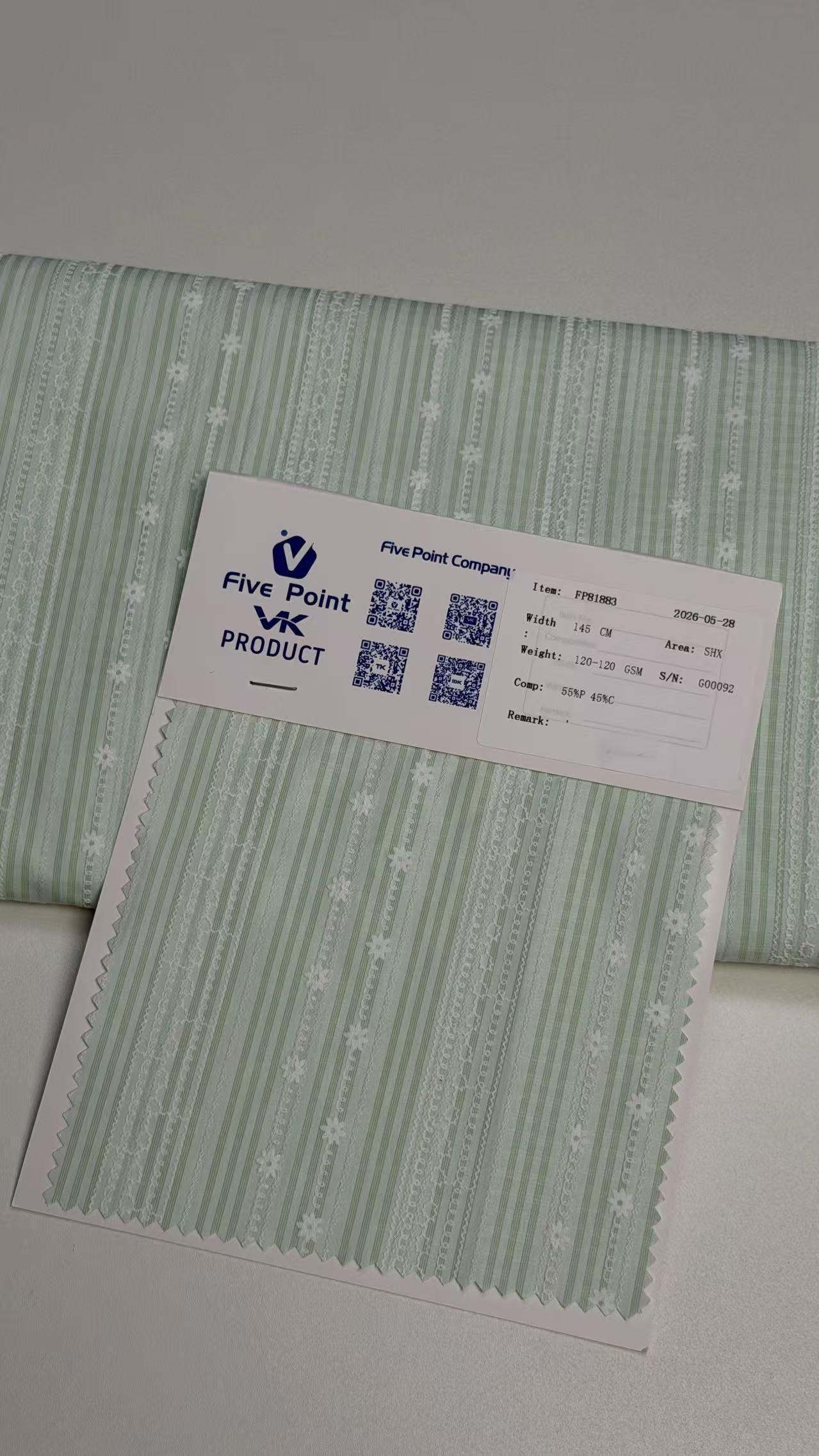 FP81883 / 5859# Embroidery / Stripe fabric image