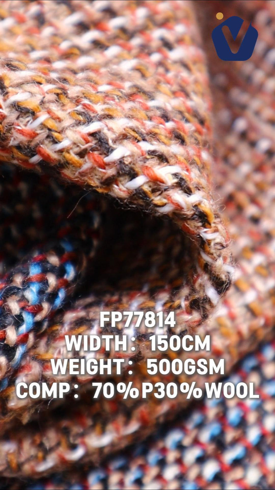 FP77814 / 1901 / Chanel-style Tweed