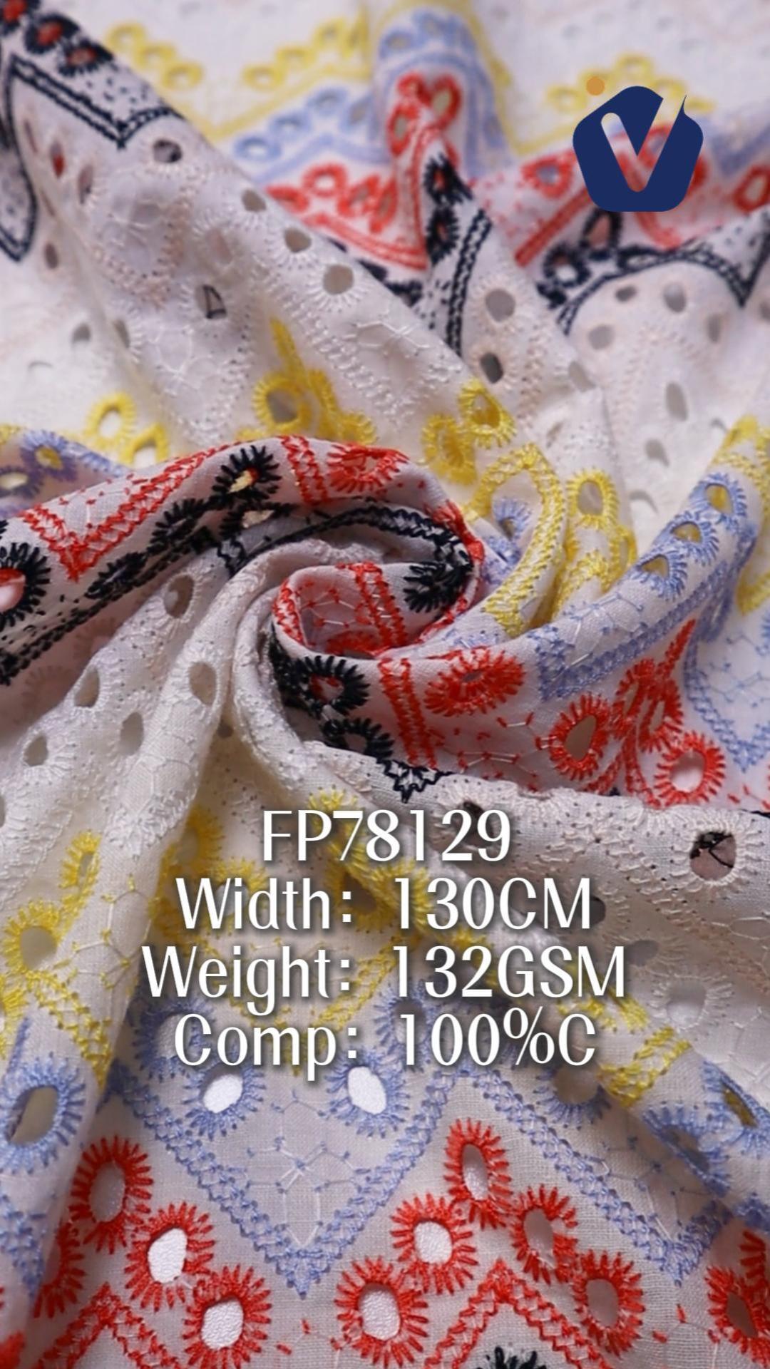 FP78129 / 6002 / Embroidery Fabric fabric image
