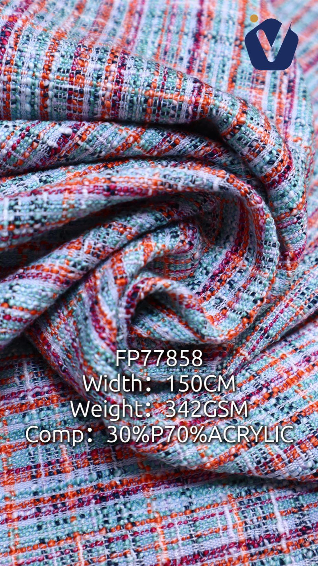 FP77858 / 1987 / Chanel-style Tweed fabric image