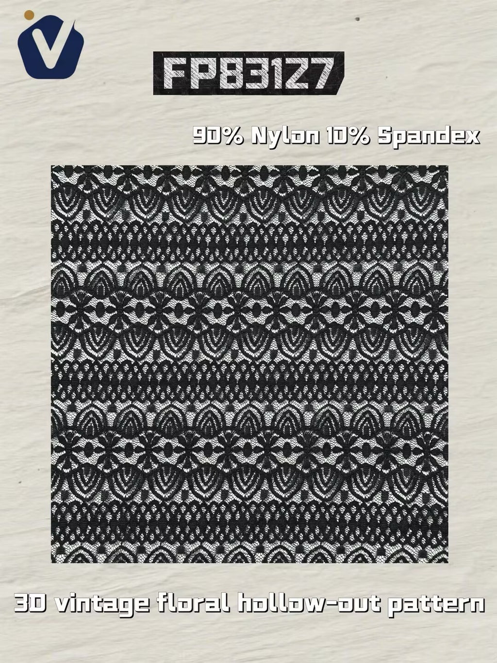 FP83127 / L3056 / Lace Embroidery fabric image