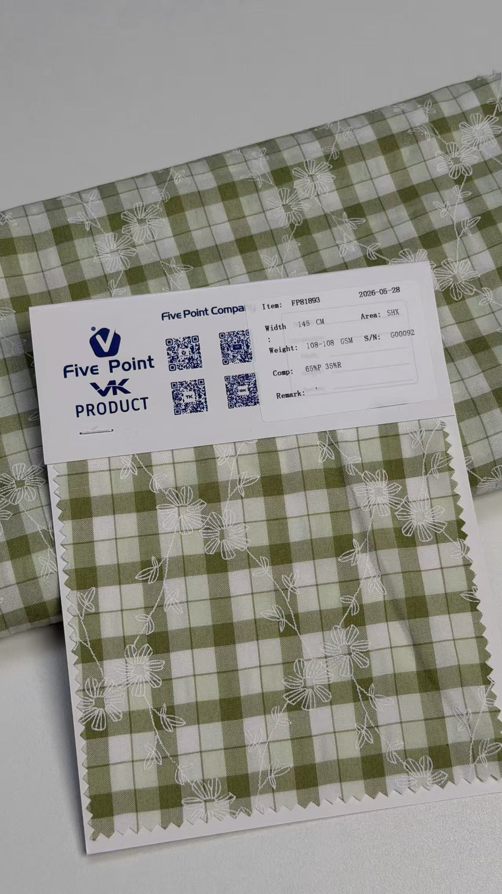 FP81893 / 8805# Embroidery / Stripe fabric image