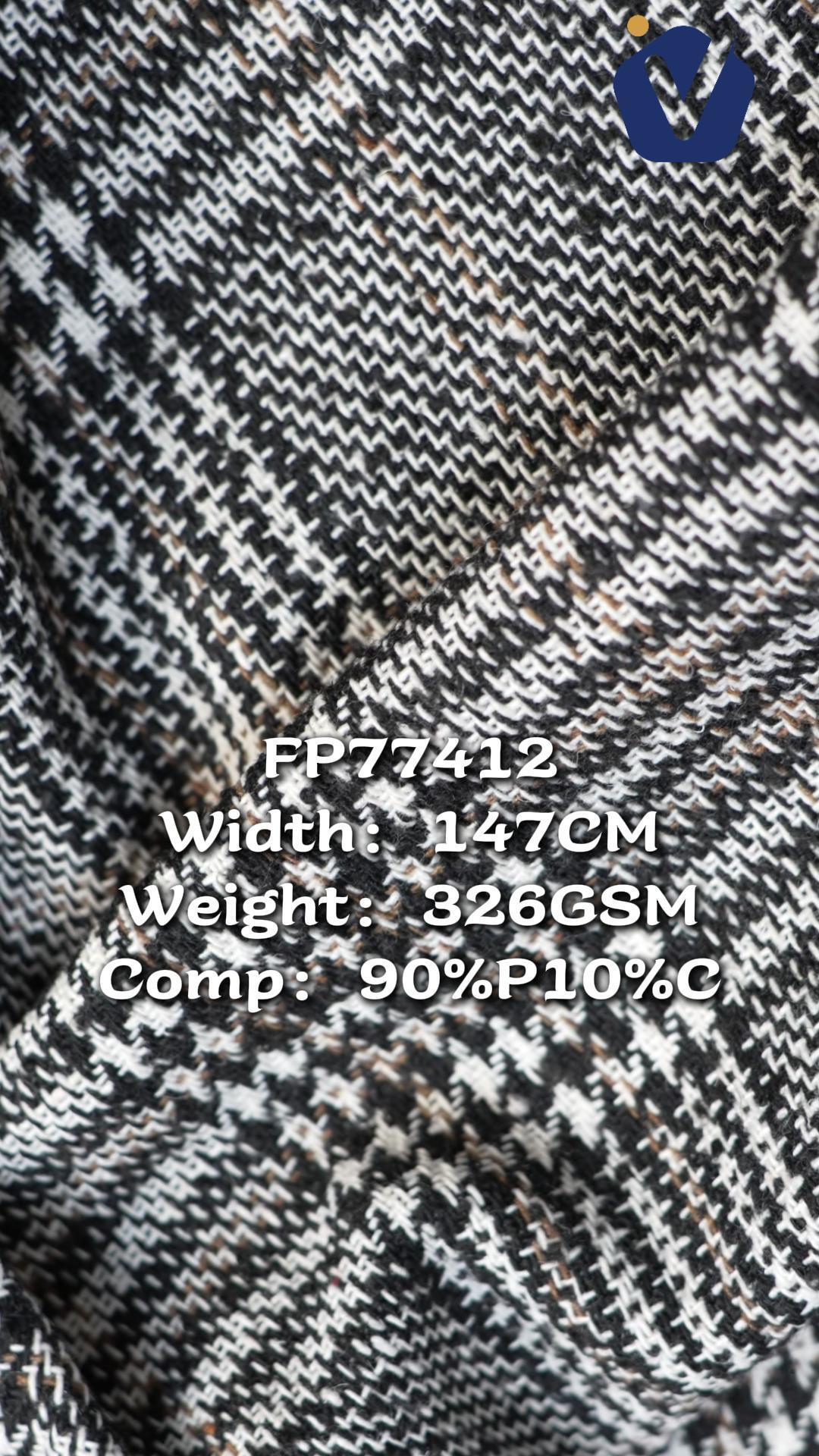 FP77412 / F100 / Chanel-style Tweed fabric image