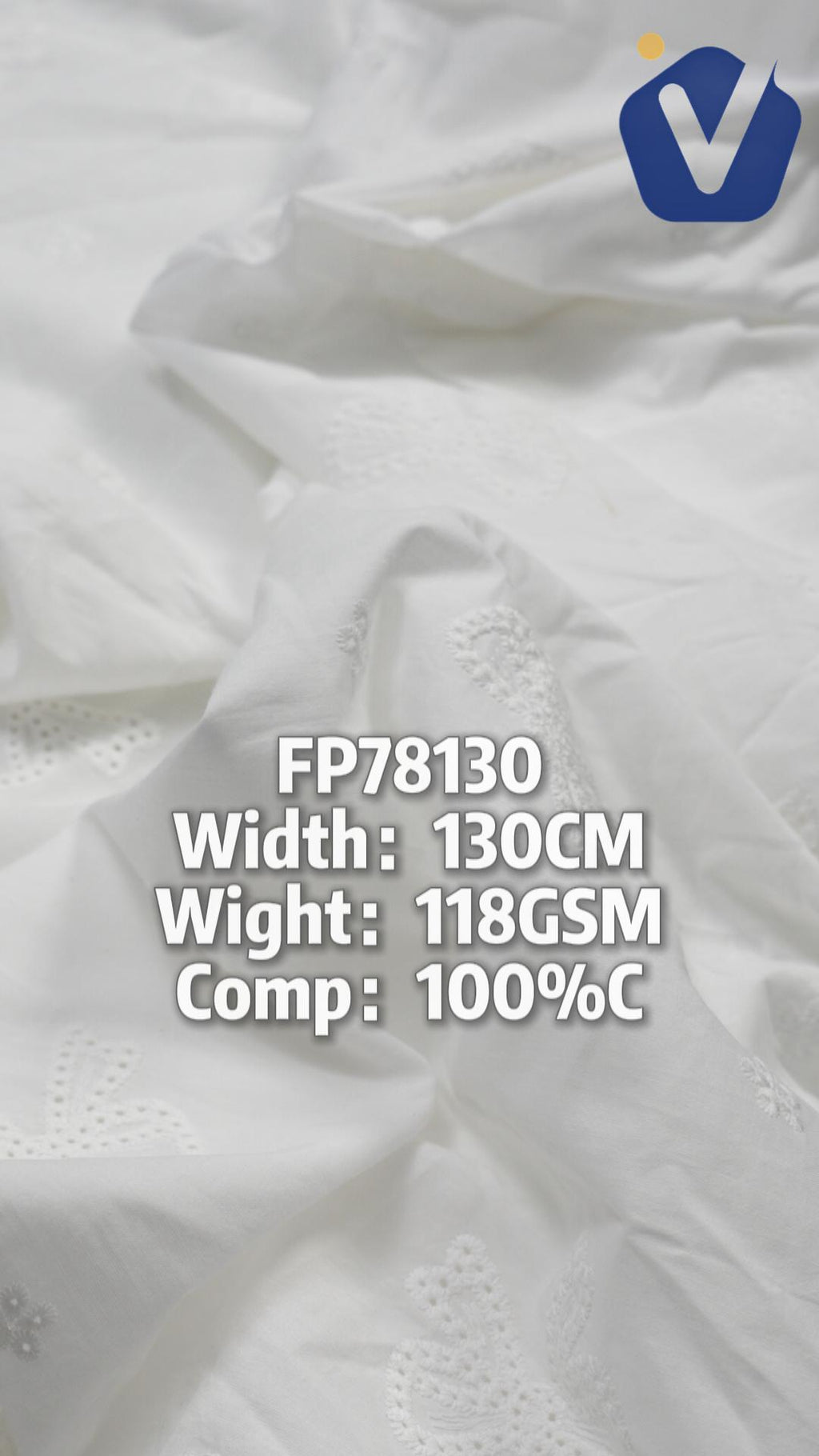 FP78130 / BBA10096# / Embroidery Fabric fabric image