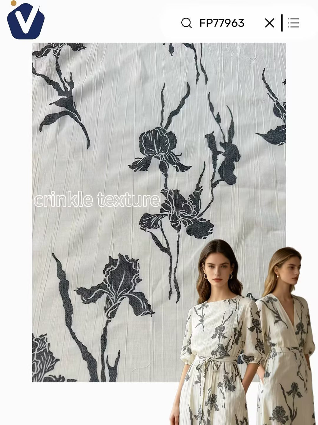 FP77963 / A515-12 / Processed Womenswear Fabric fabric image