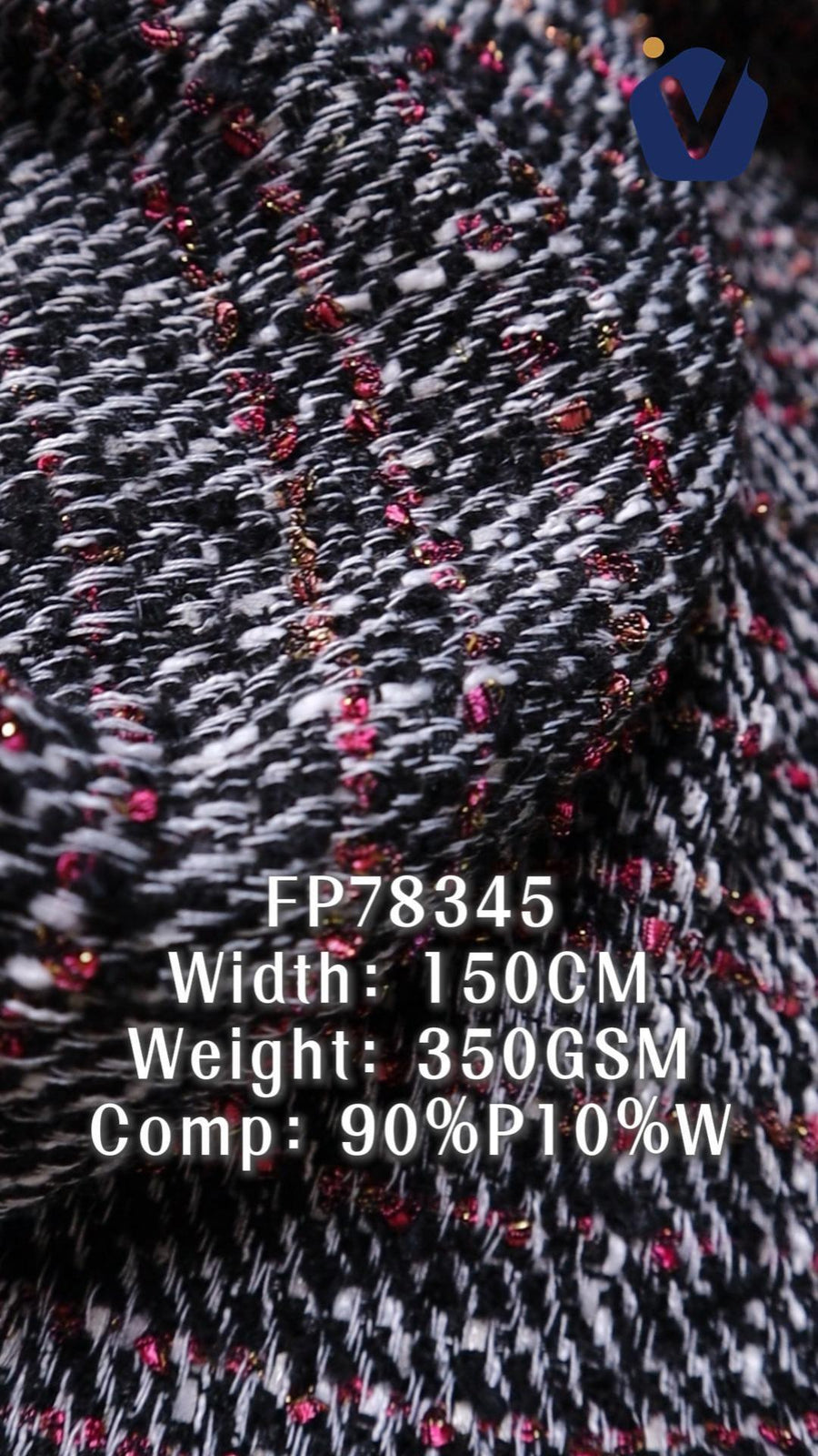 FP78345 / 1913 / Chanel-style Tweed