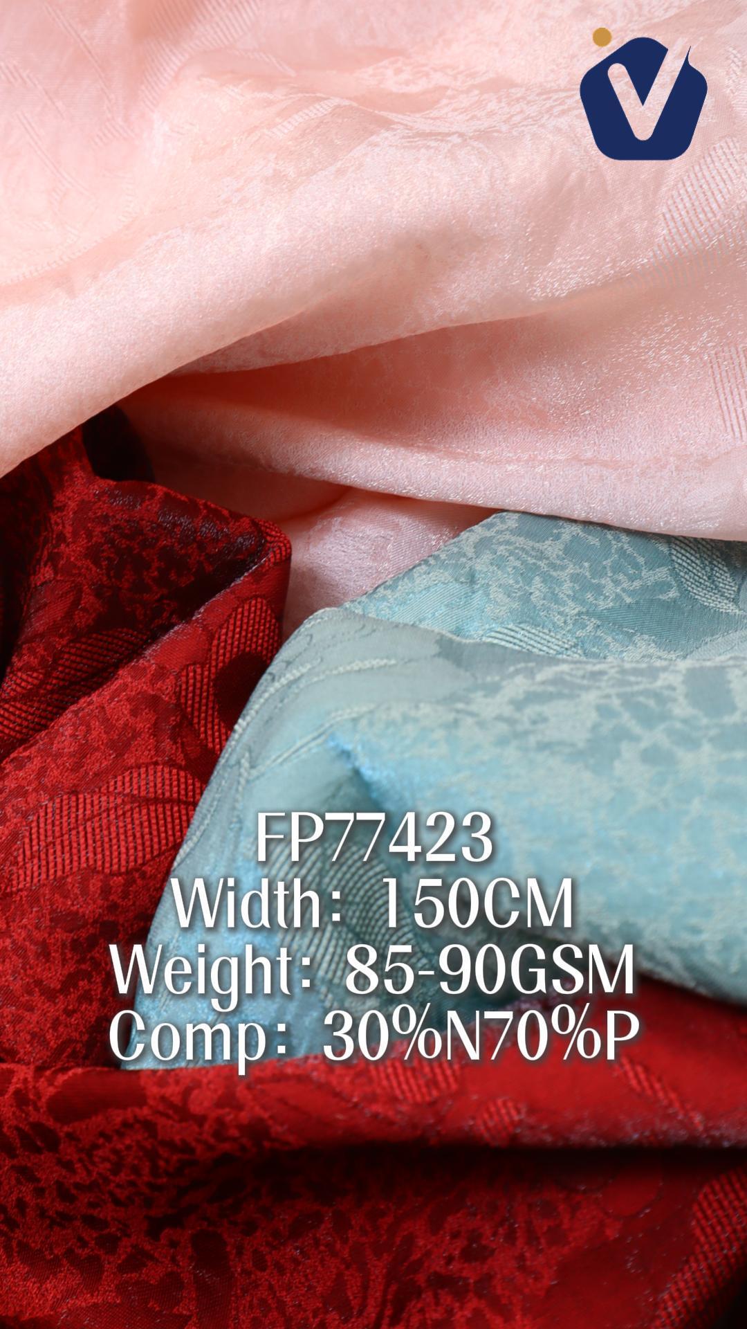 FP77423 / JD370 / Satin Jacquard fabric image