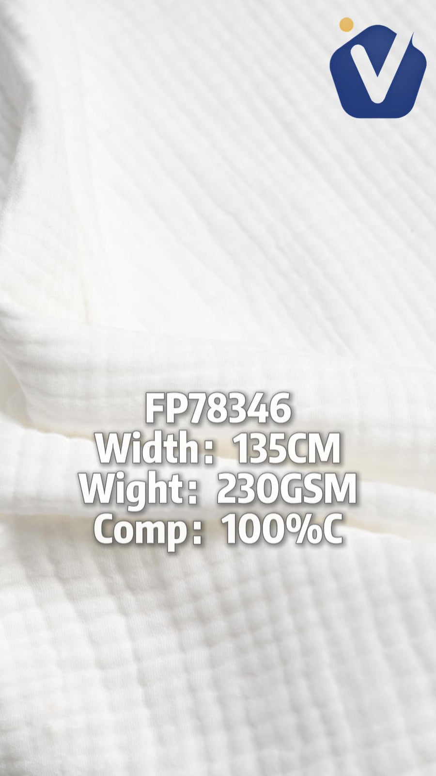 FP78346 / Dyed / Baby Crinkle Printed Fabric
