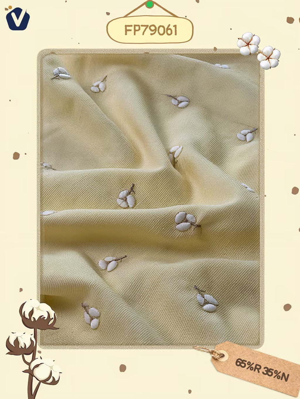 FP79061 / YX26038 / Embroidery Fabric fabric image