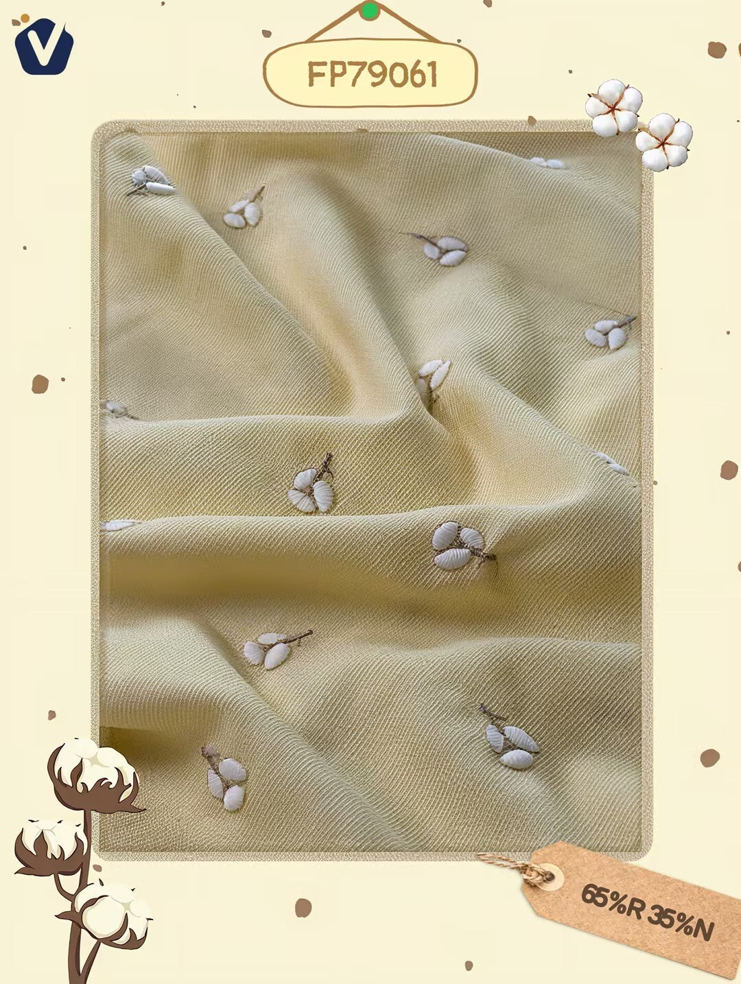 FP79061 / YX26038 / Embroidery Fabric fabric image
