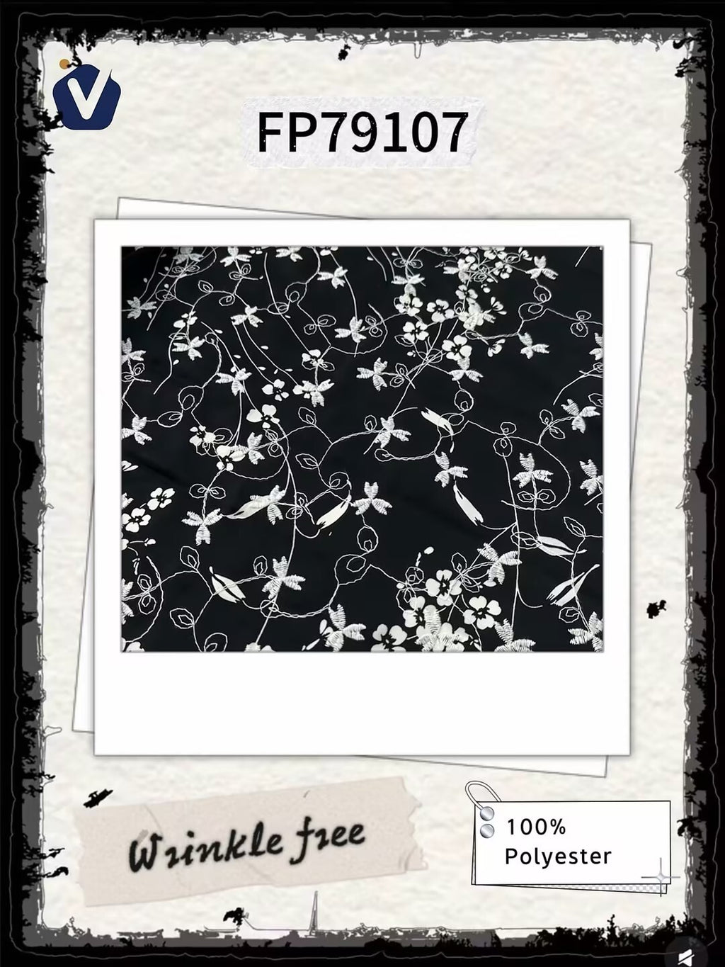 FP79107 / YX26026 / Embroidery Fabric fabric image