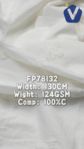 FP78132 / Q009 / Embroidery Fabric fabric image