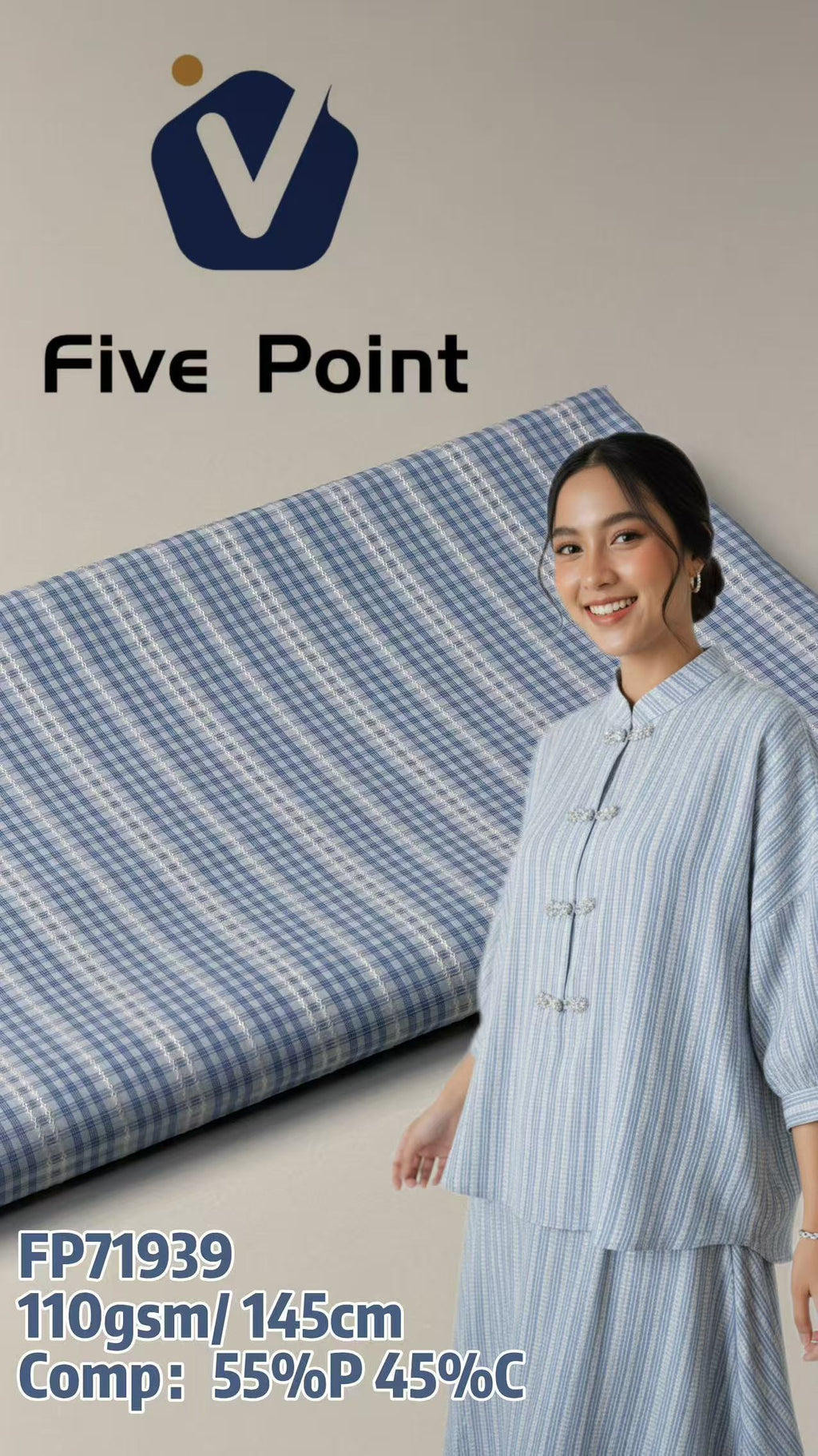 FP71939 / 5818# / Stripe fabric image
