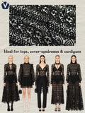 FP83127 / L3056 / Lace Embroidery fabric image