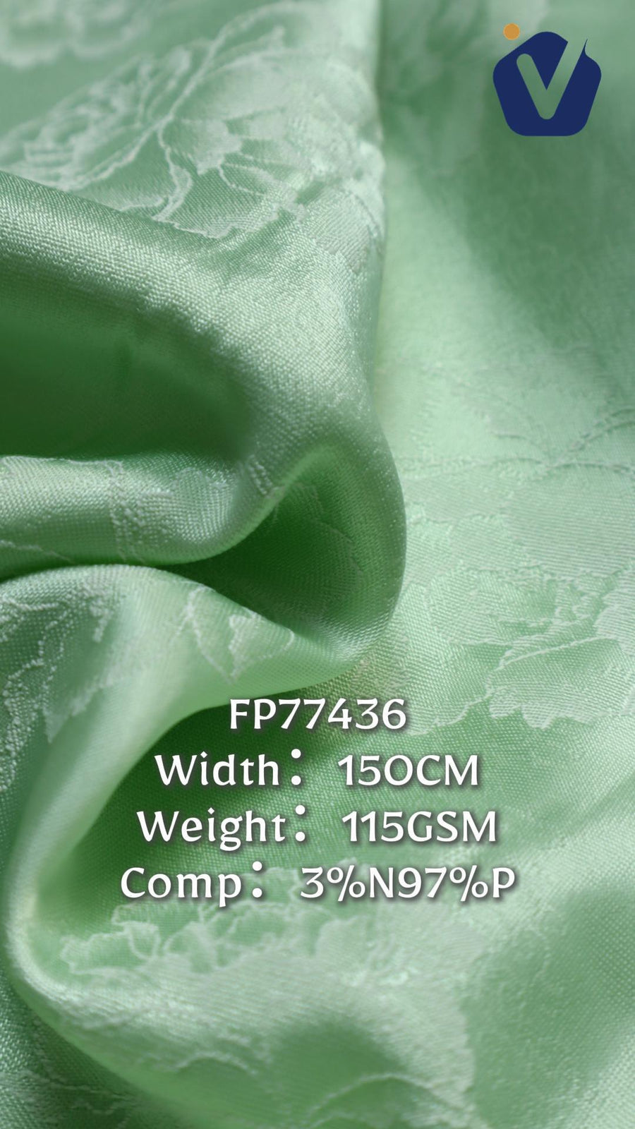 FP77436 / JD240 / Satin Jacquard