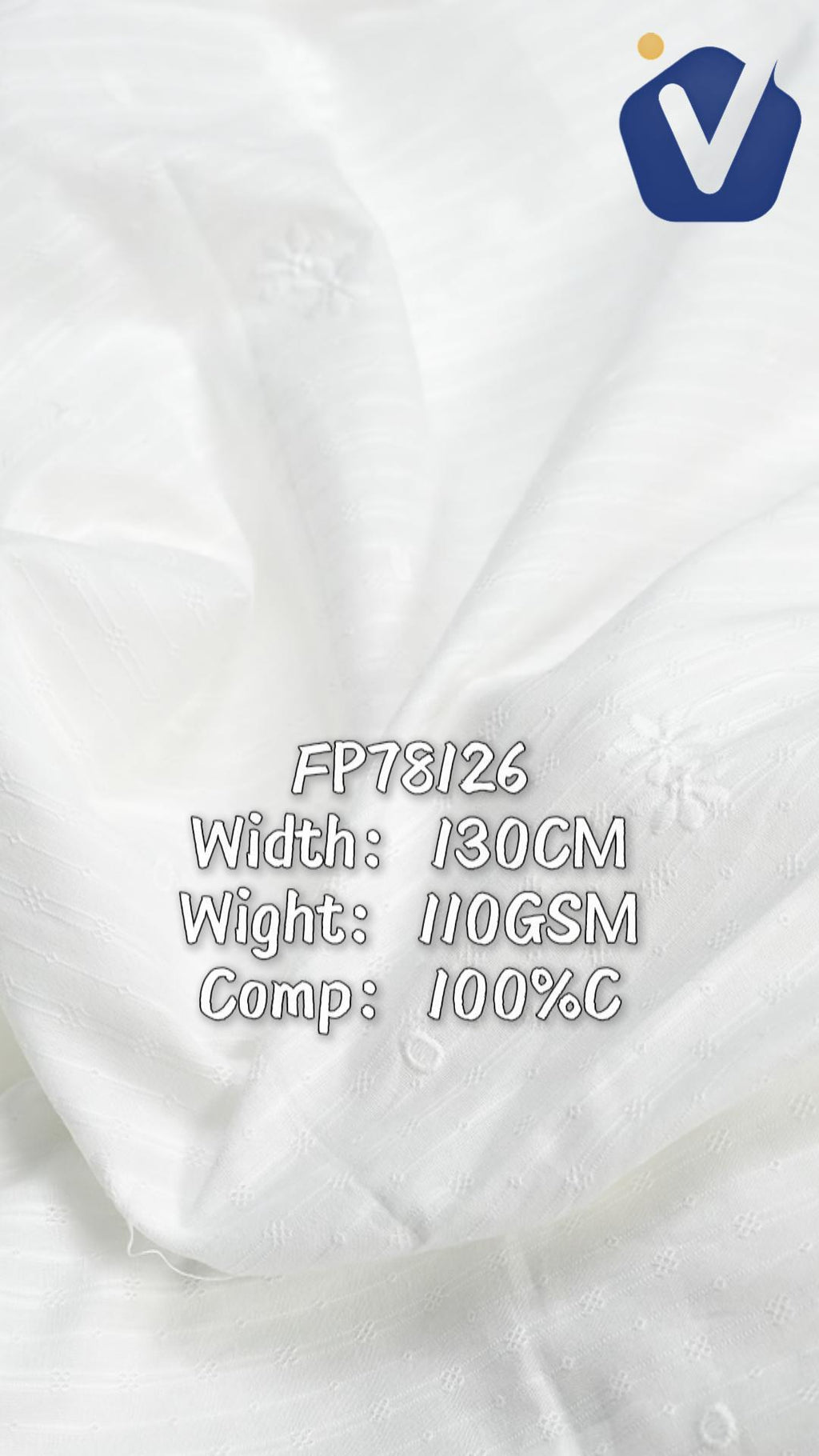 FP78126 / SL4002# / Embroidery Fabric fabric image