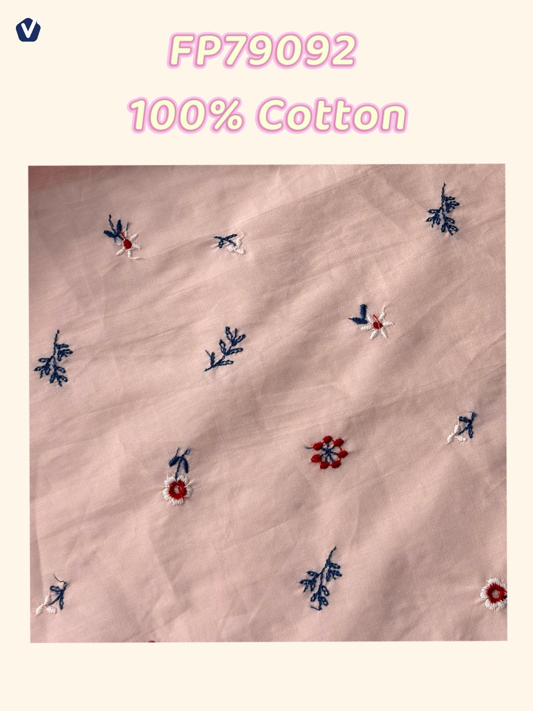FP79092 / YX26018 / Embroidery Fabric fabric image
