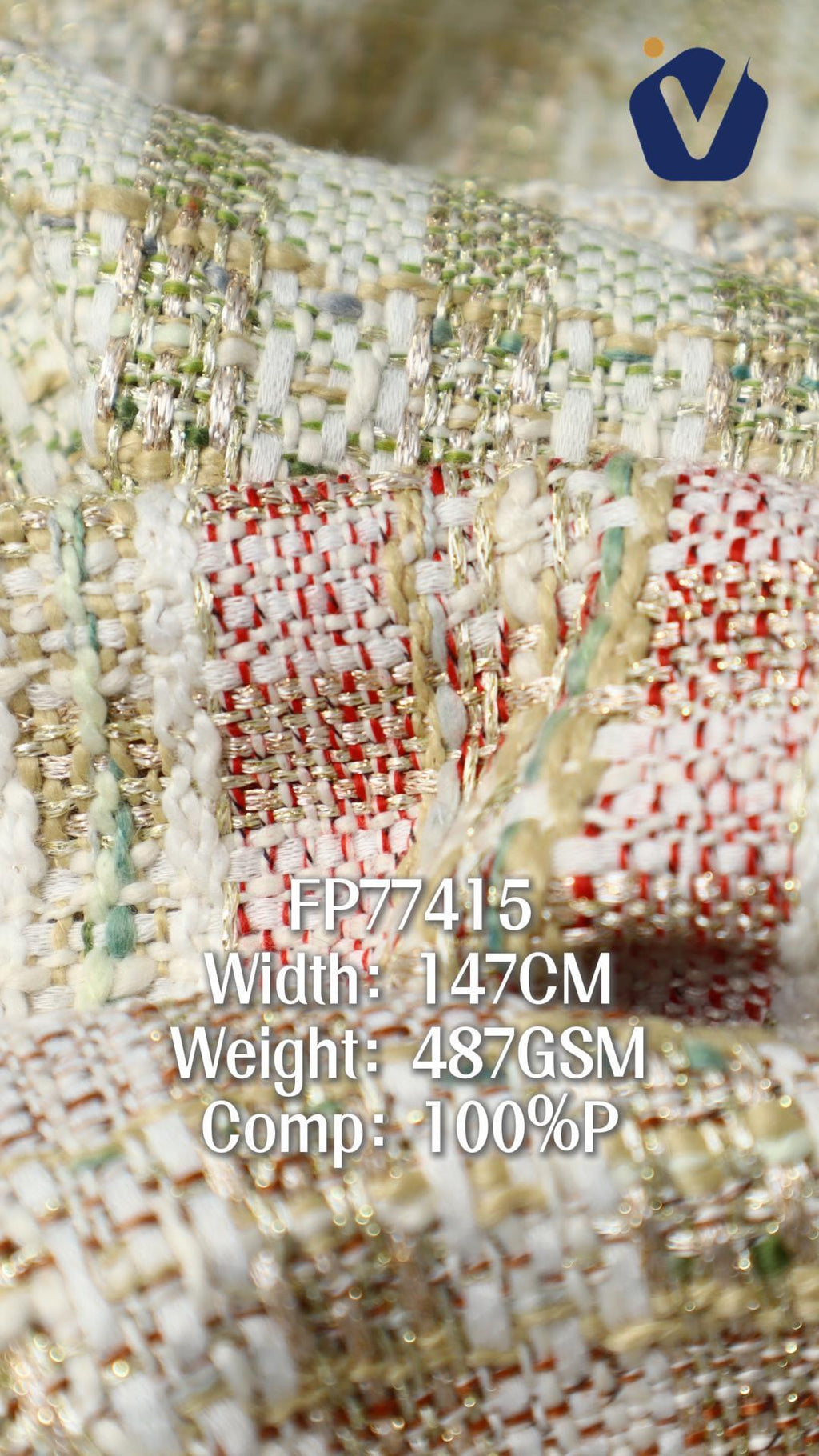 FP77415 / 1932 / Chanel-style Tweed fabric image