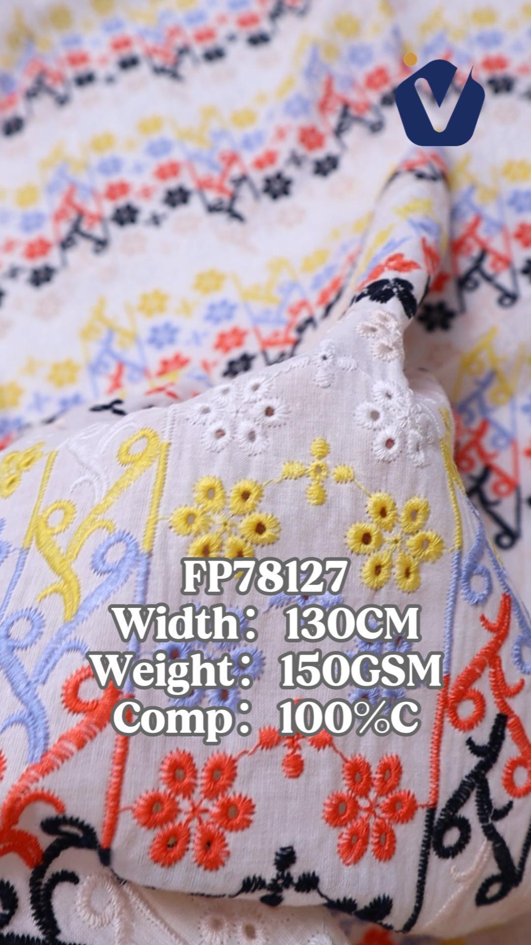 FP78127 / 6003 / Embroidery Fabric fabric image