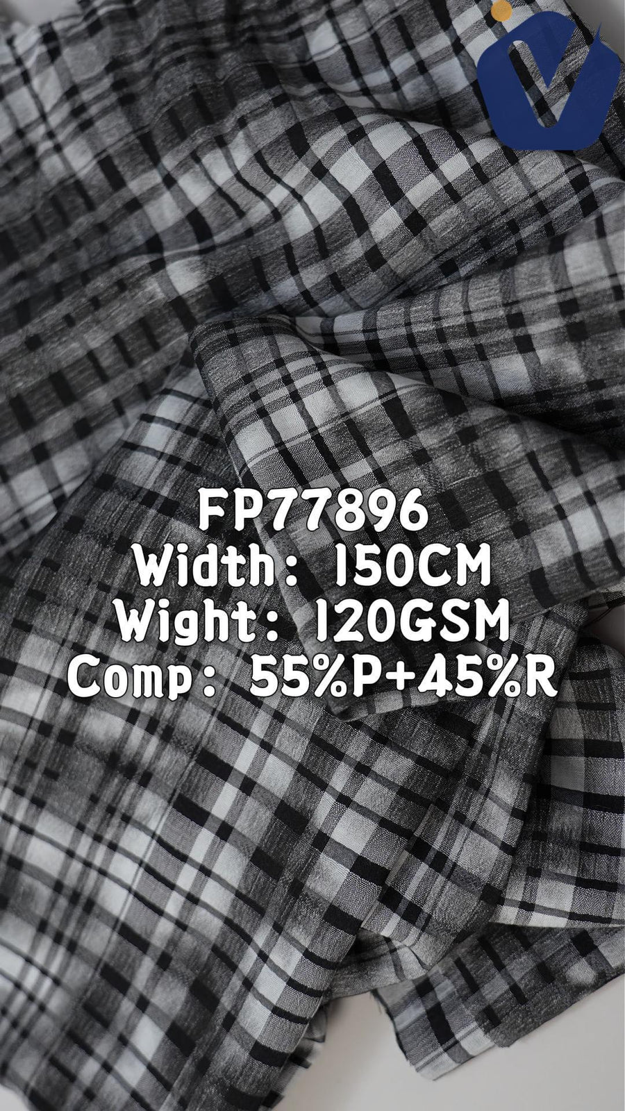FP77896 / A393-1 / Processed Womenswear Fabric