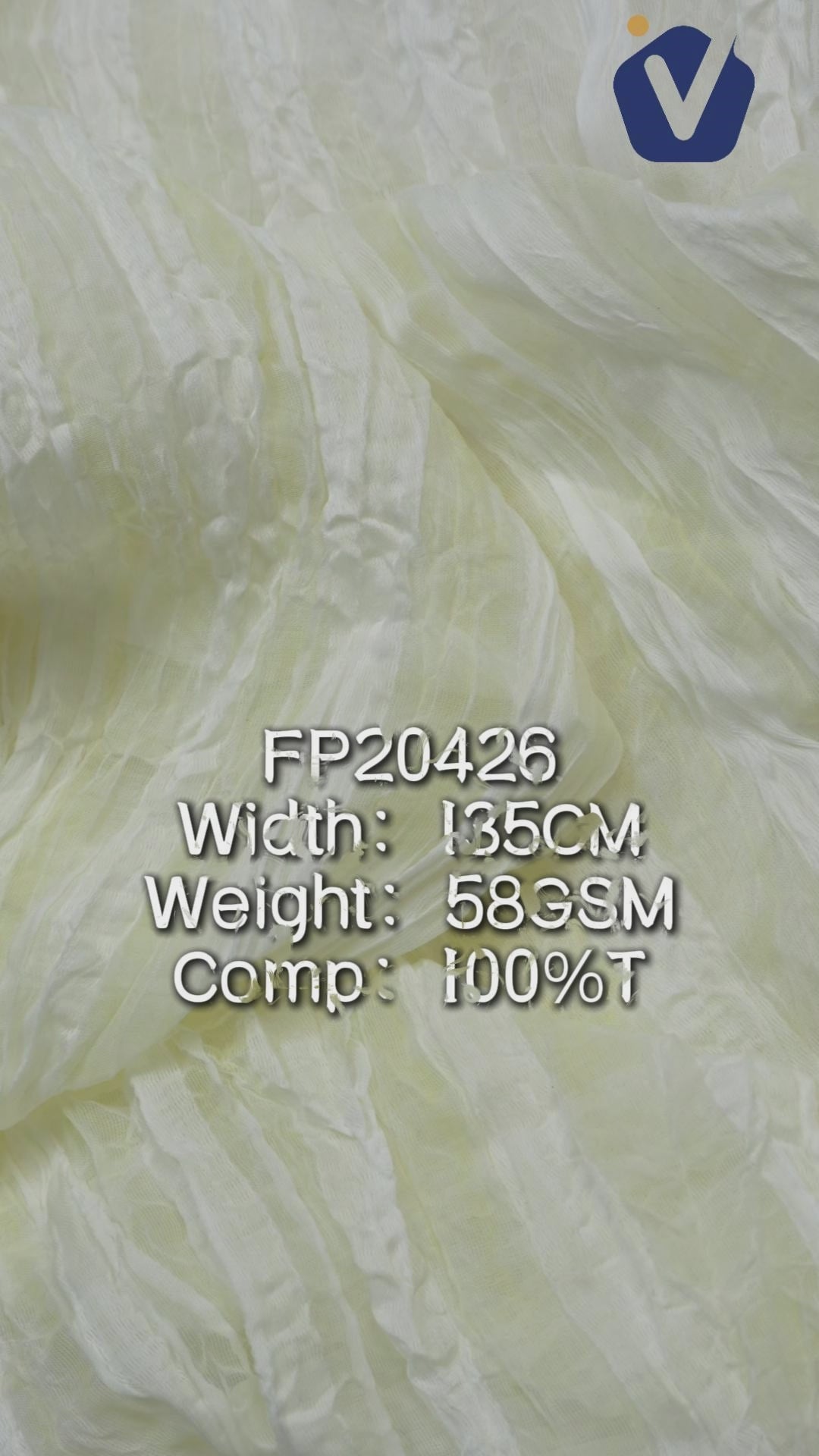 FP20426 / 508-1 / Processed Womenswear Fabric fabric video