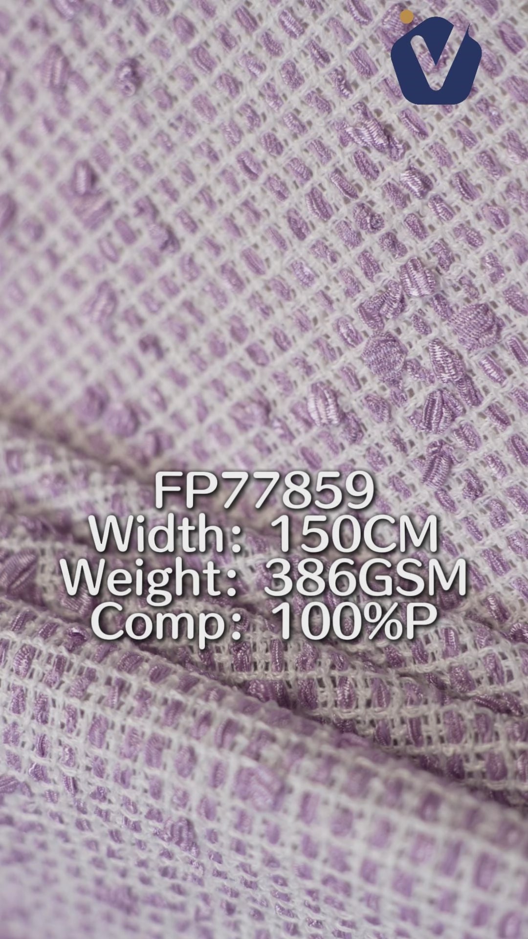 FP77859 / 354 / Chanel-style Tweed fabric video