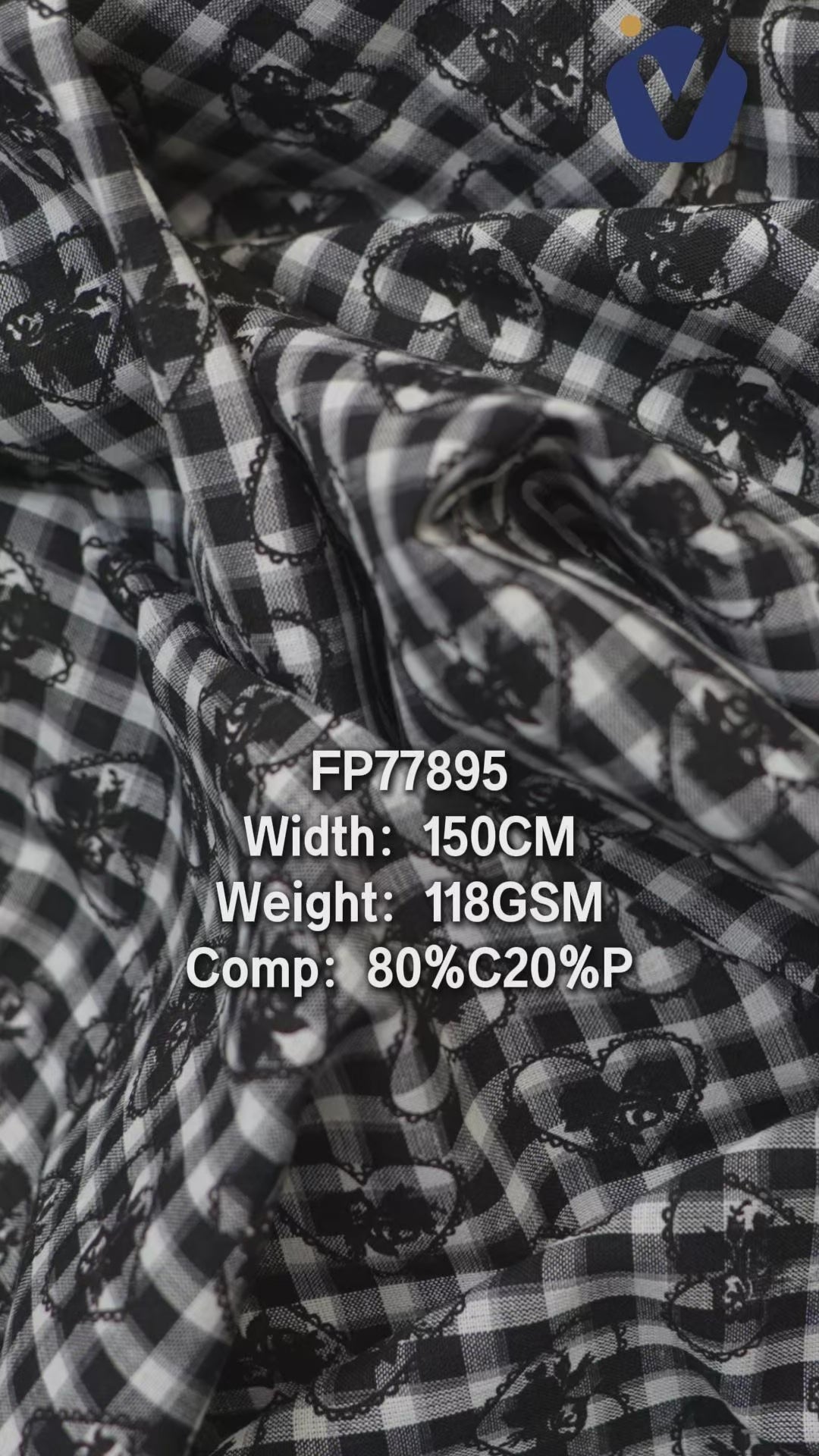FP77895 / A687-6 / Processed Womenswear Fabric fabric video