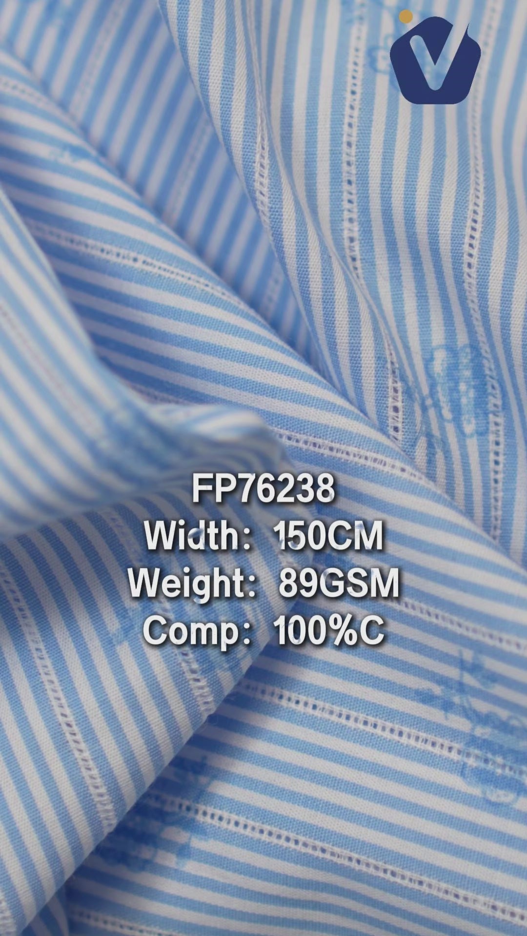 FP76238 / A690-5 / Processed Womenswear Fabric fabric video