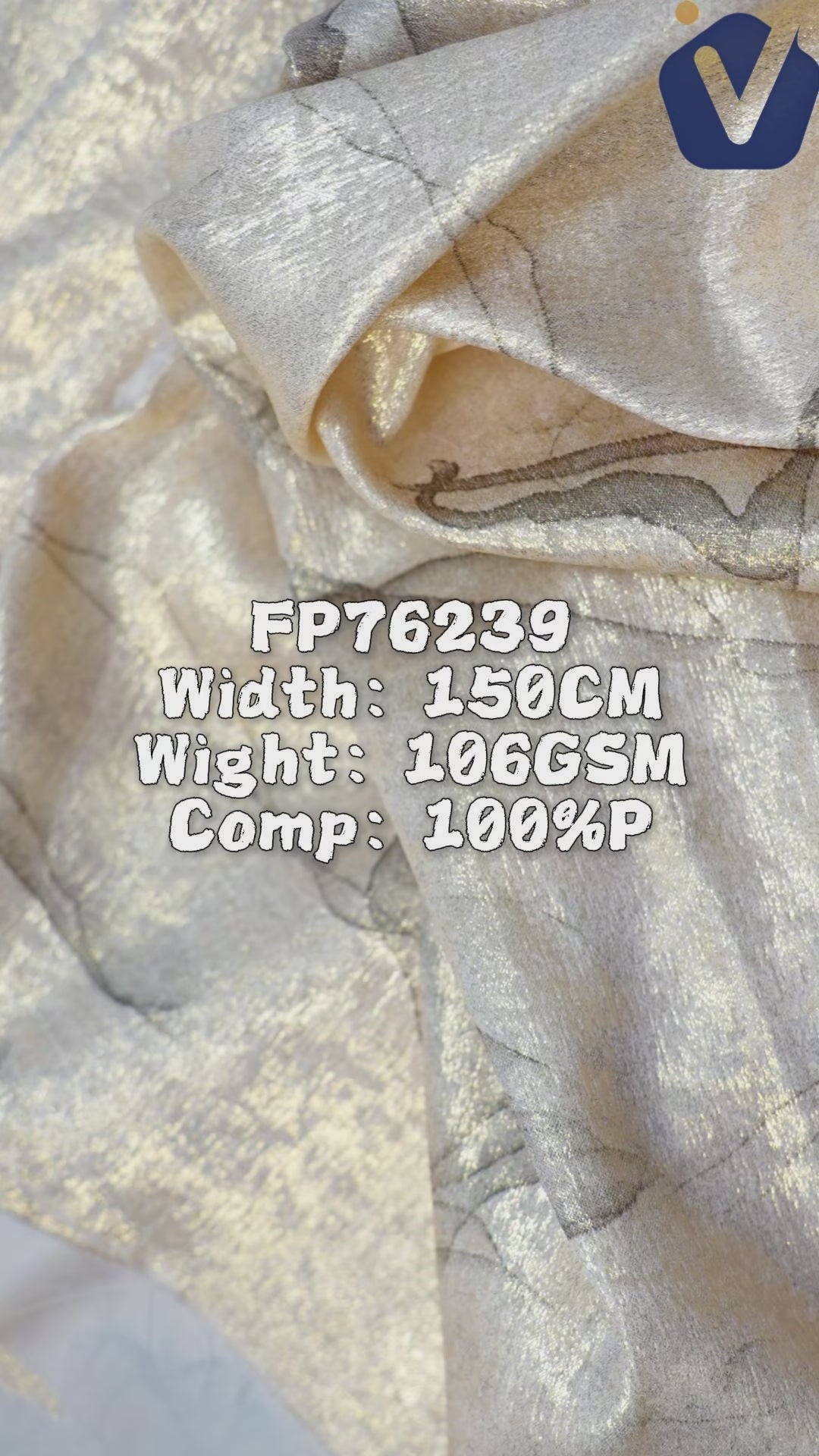 FP76239 / T-287-2 / Processed Womenswear Fabric fabric video