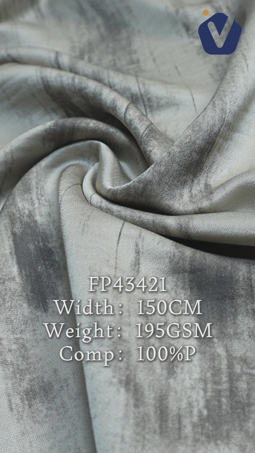 FP43421 / A505-2 / Processed Womenswear Fabric fabric video
