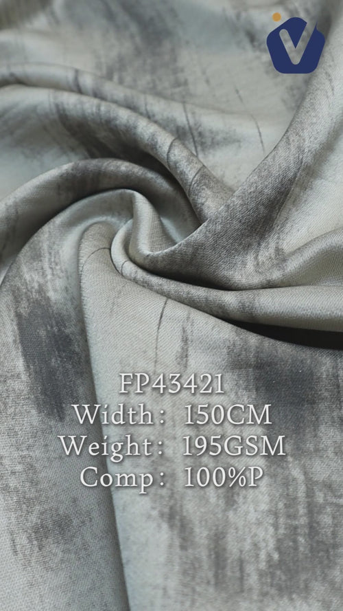 FP43421 / A505-2 / Processed Womenswear Fabric fabric video