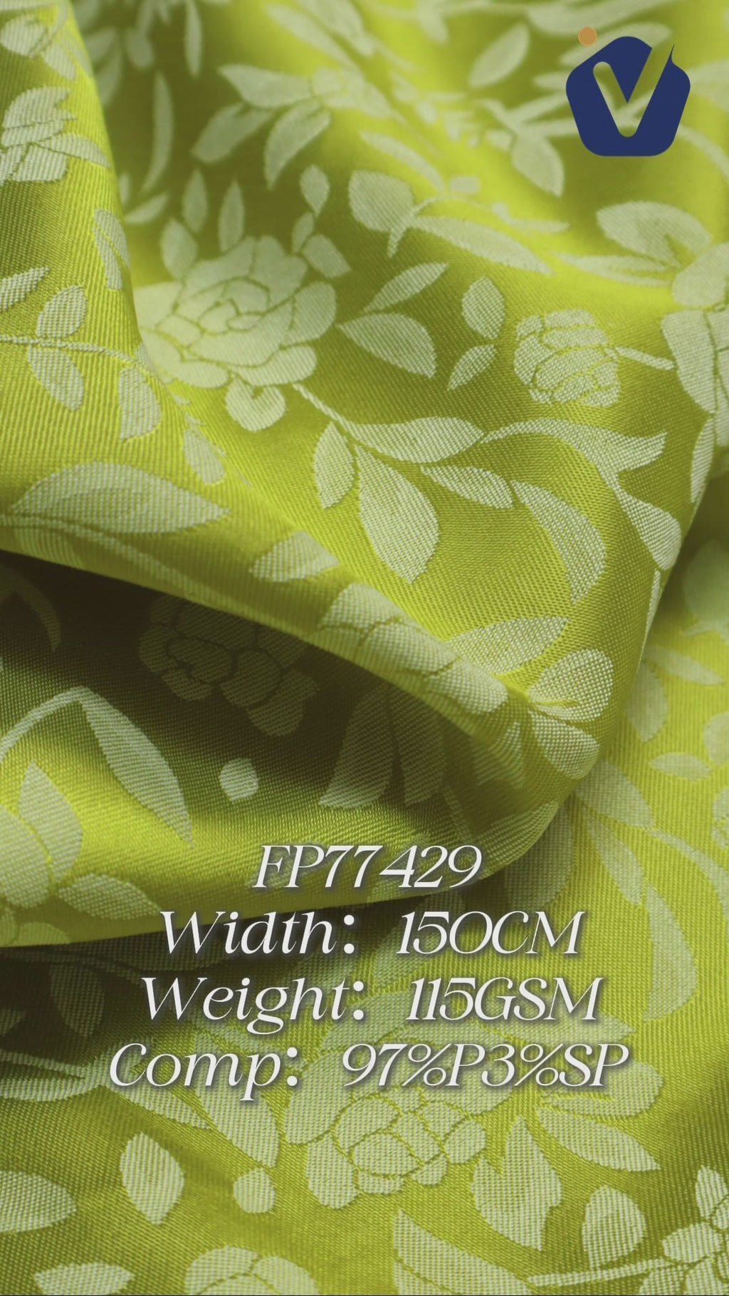 FP77429 / JD241 / Satin Jacquard fabric video