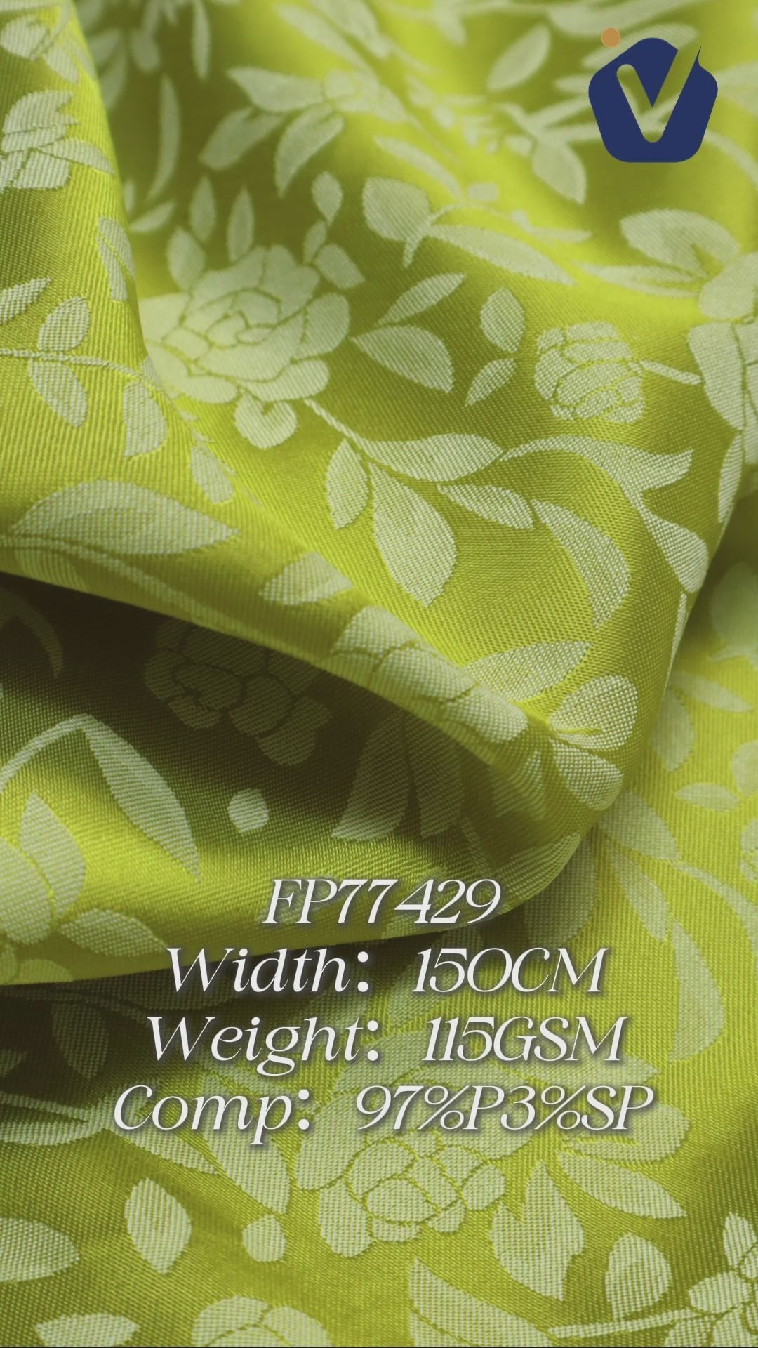 FP77429 / JD241 / Satin Jacquard fabric video