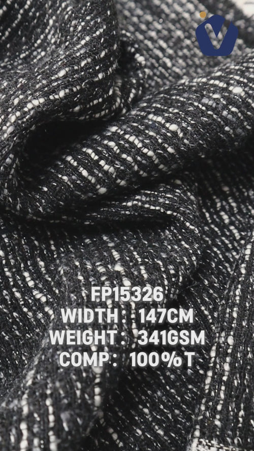 FP15326 / 1945 / Chanel-style Tweed fabric video
