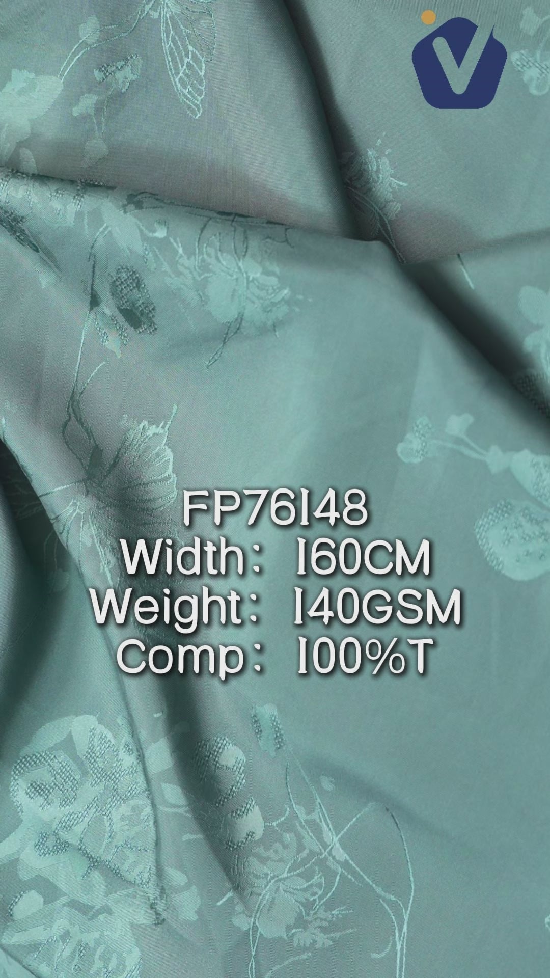FP76148 / Core Item / Glossy Jacquard Fabric fabric video