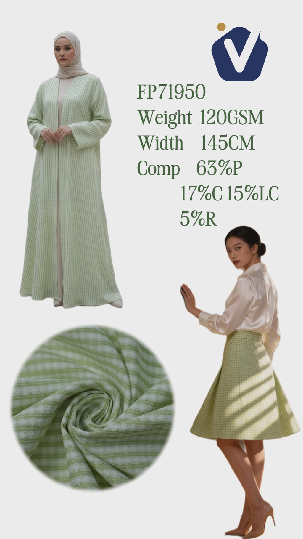 FP71950 / 6680# / Stripe fabric video