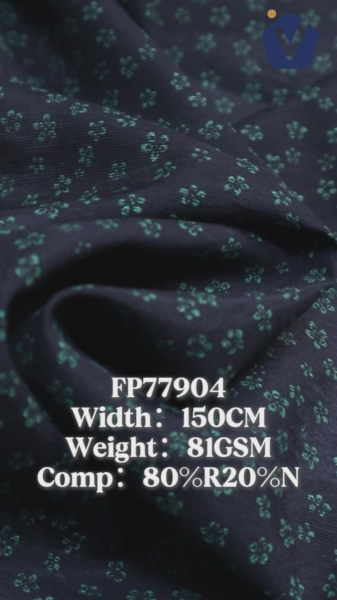 FP77904 / A337-495 / Processed Womenswear Fabric fabric video