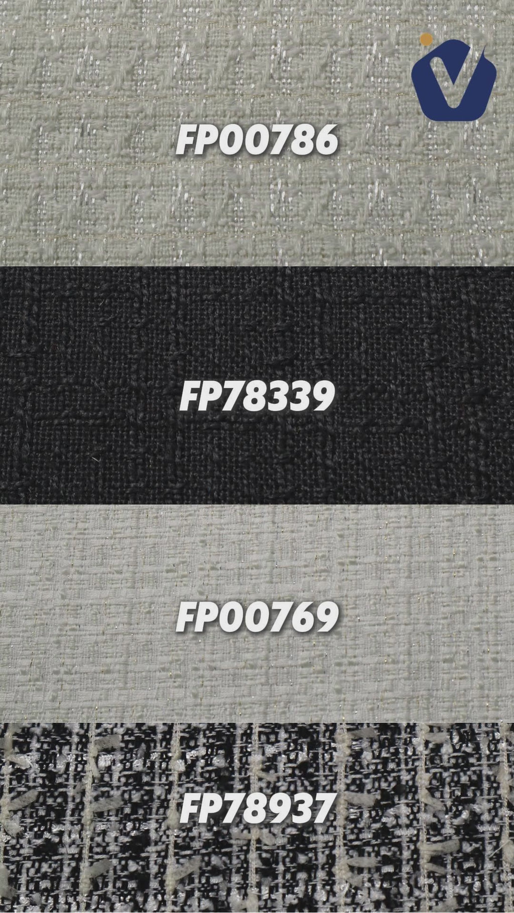 FP00769 / 205 / Chanel-style Tweed fabric video