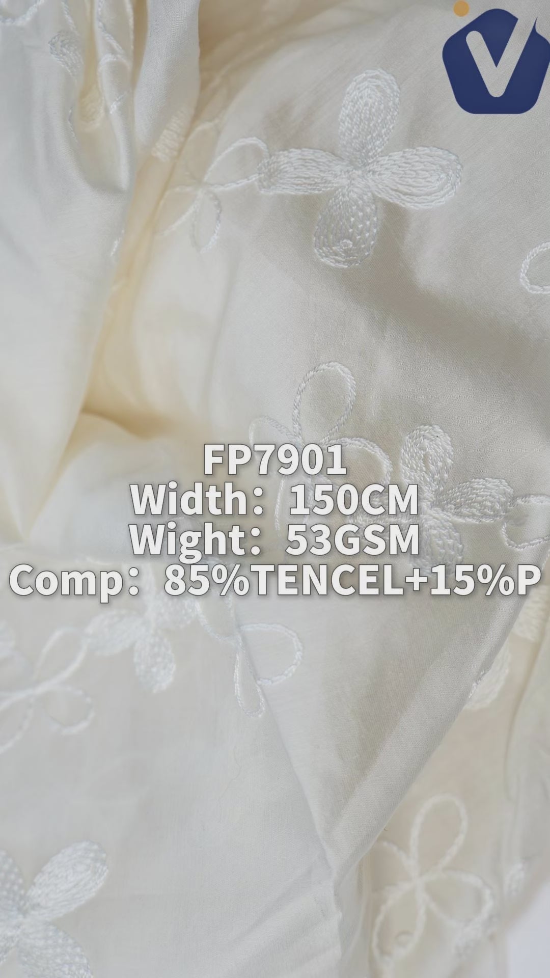 FP77901 / D137 / Processed Womenswear Fabric fabric video