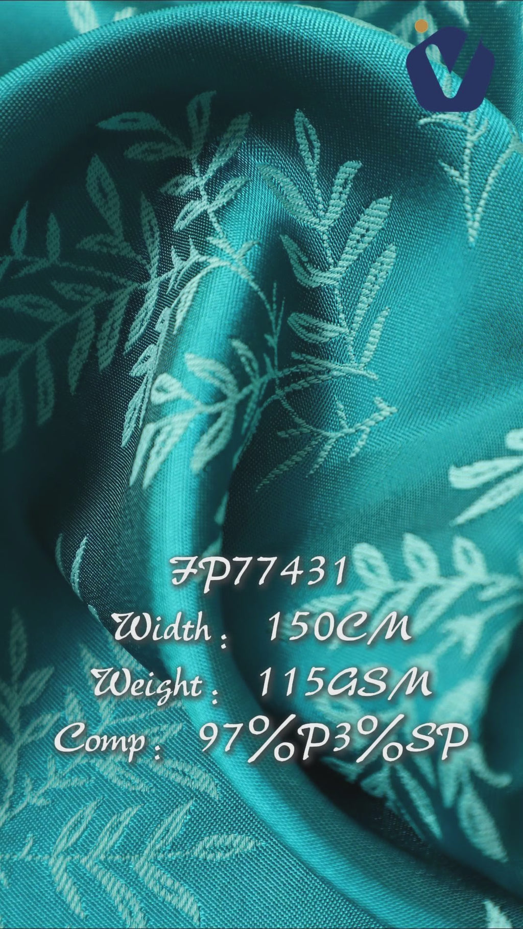 FP77431 / JD198 / Satin Jacquard fabric video