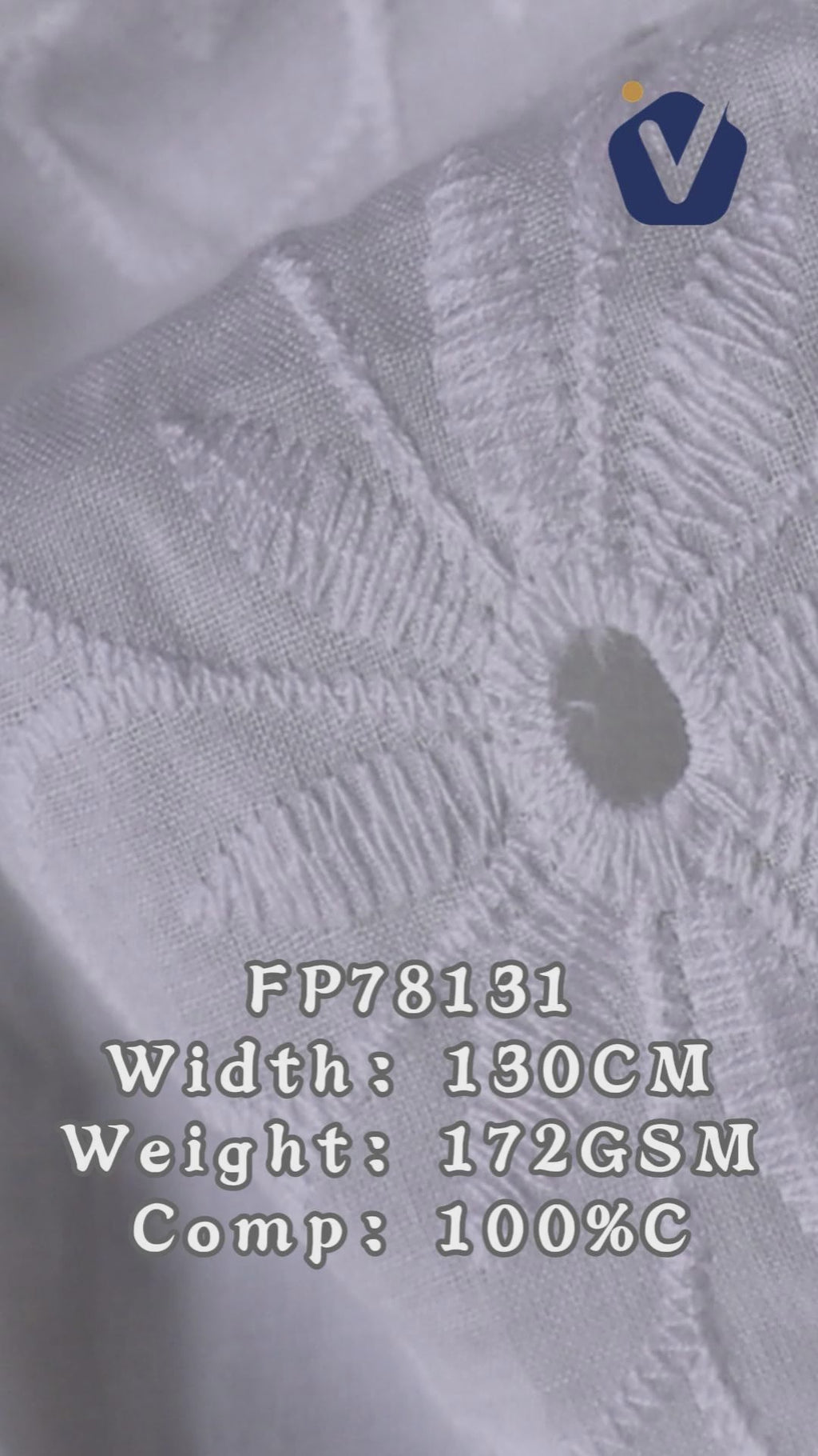 FP78131 / 7013# / Embroidery Fabric fabric video