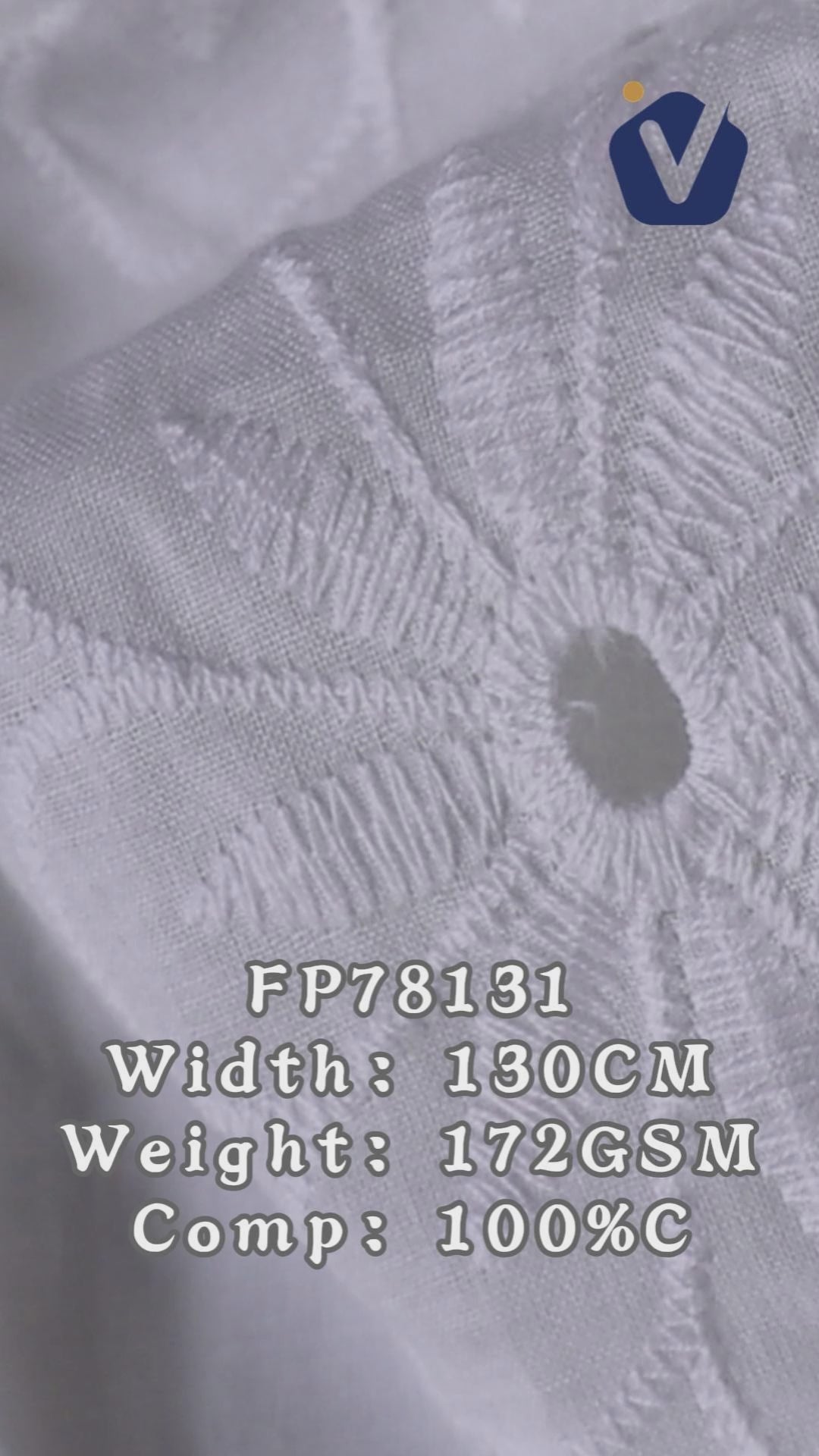 FP78131 / 7013# / Embroidery Fabric fabric video